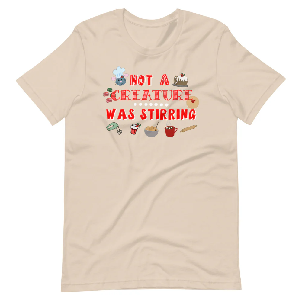 Remy Disney Christmas T-shirt Ratatouille Epcot Festival of Holidays Short-Sleeve Unisex T-Shirt