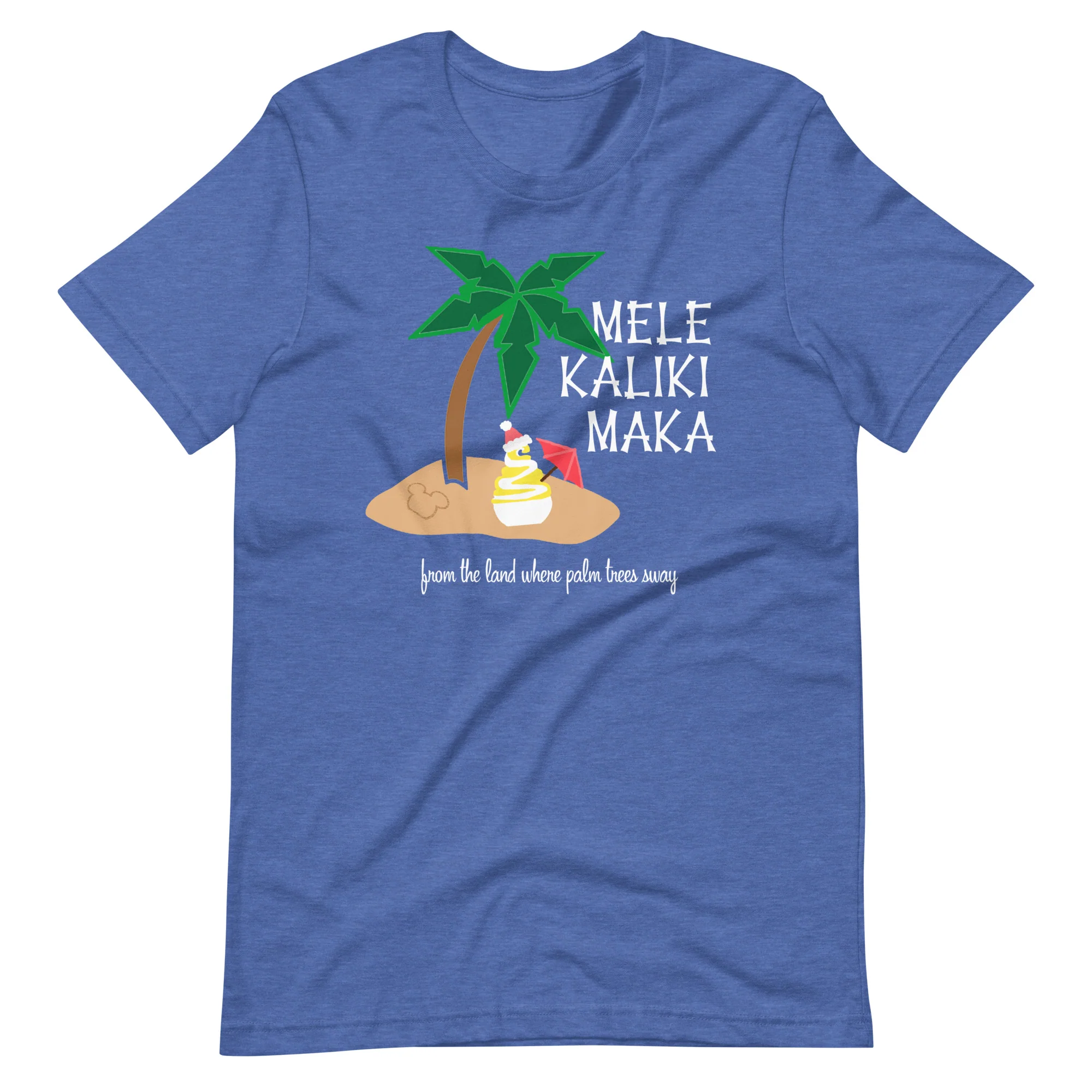 Dole Whip Melekalikimaka Hawaiian Christmas Shirt Short-Sleeve Unisex T-Shirt