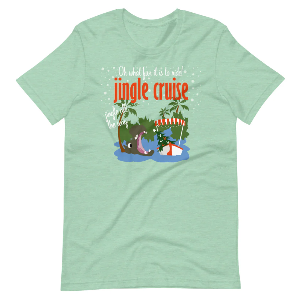 Jingle Cruise Hippo T-Shirt Jungle Cruise Disney Christmas T-Shirt