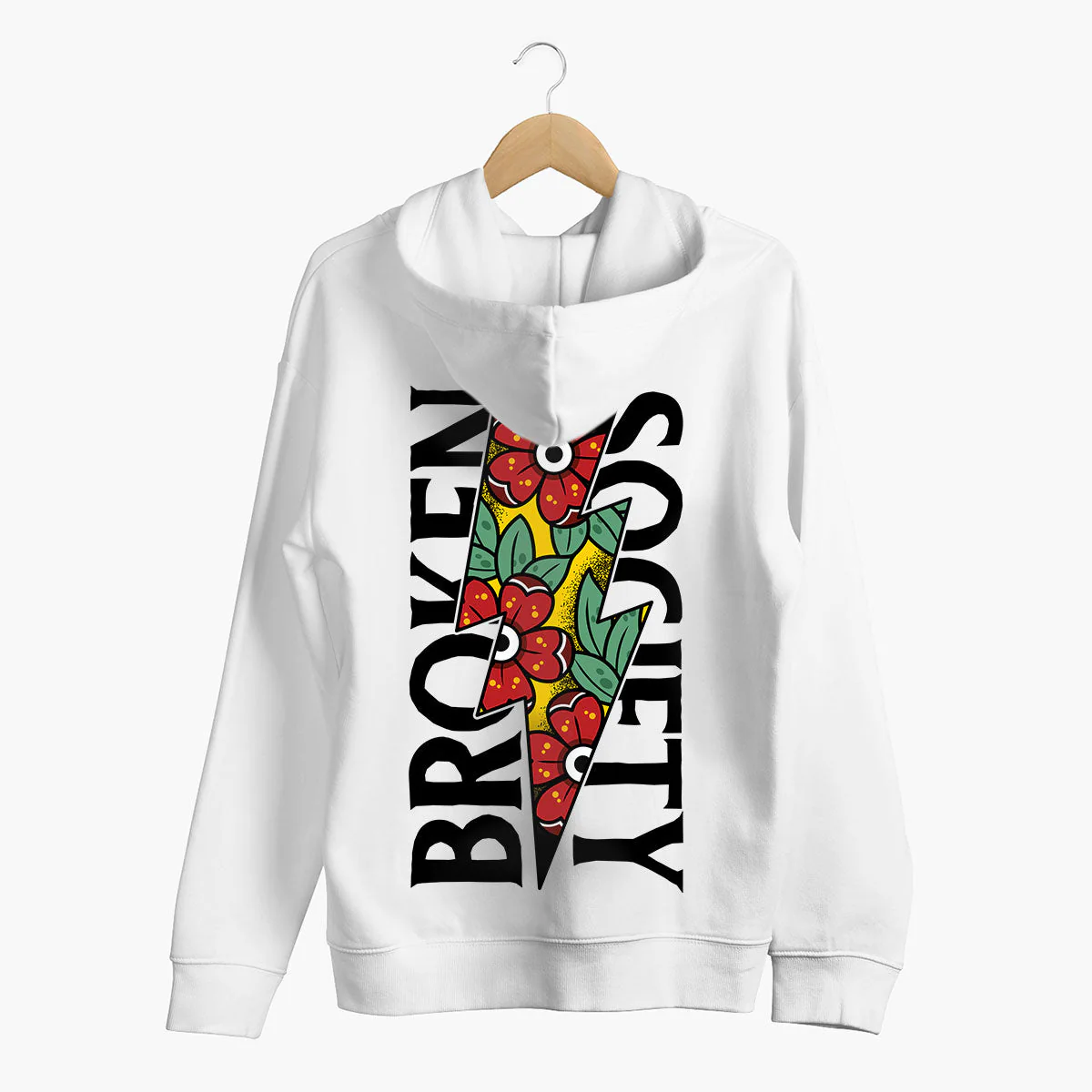 Flower Power Kapuzenpullover (Unisex)