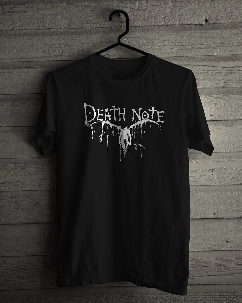 New Death Note Japan Anime Series Black Cotton T-Shirt Mens Size   Cartoon t shirt men Unisex New Fashion tshirt free shipping