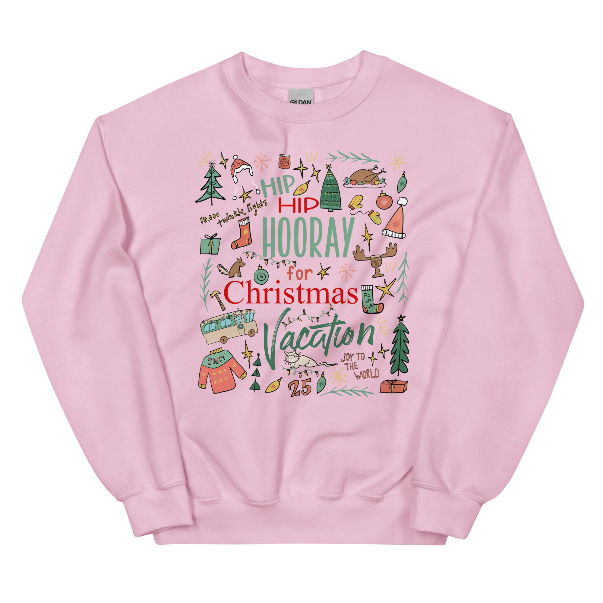 Christmas Vacation Sweatshirt Hip Hip Hooray for Christmas Vacation Griswold Family Christmas Sweatshirt