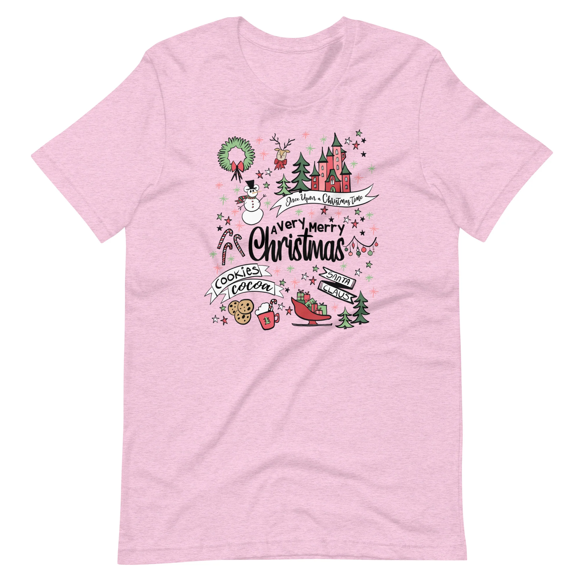 Disney Christmas Party T-Shirt Disney Shirt Very Merry Christmas Magic Kingdom Party Unisex T-Shirt