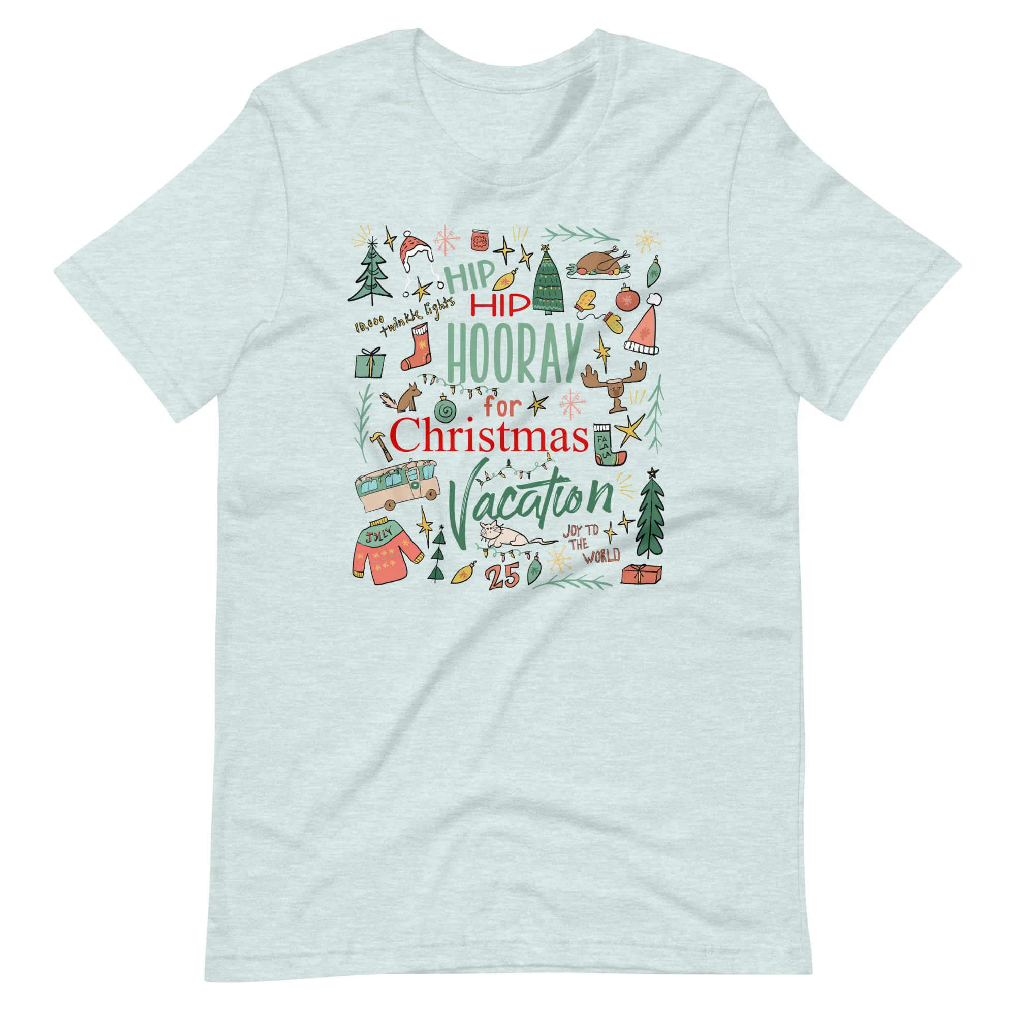 Christmas Vacation T-Shirt Hip Hip Hooray for Christmas Vacation Griswold Family Christmas T-Shirt