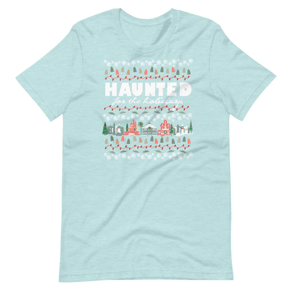 Haunted Mansion Holidays T-Shirt Disney Parks Haunted for the Holidays T-Shirt