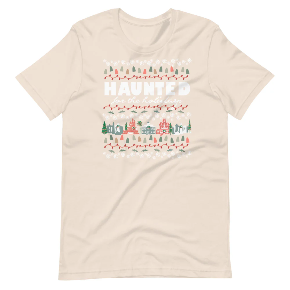 Haunted Mansion Holidays T-Shirt Disney Parks Haunted for the Holidays T-Shirt