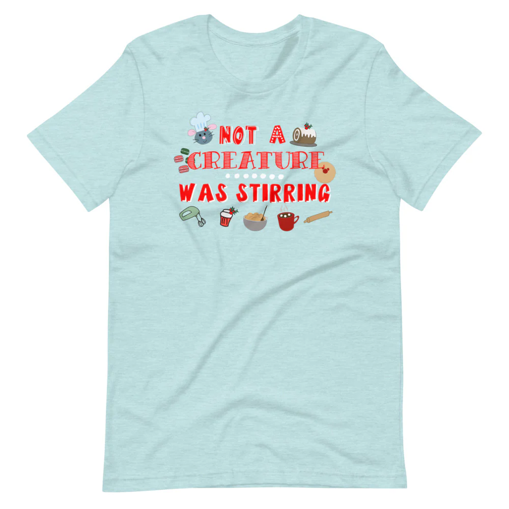 Remy Disney Christmas T-shirt Ratatouille Epcot Festival of Holidays Short-Sleeve Unisex T-Shirt