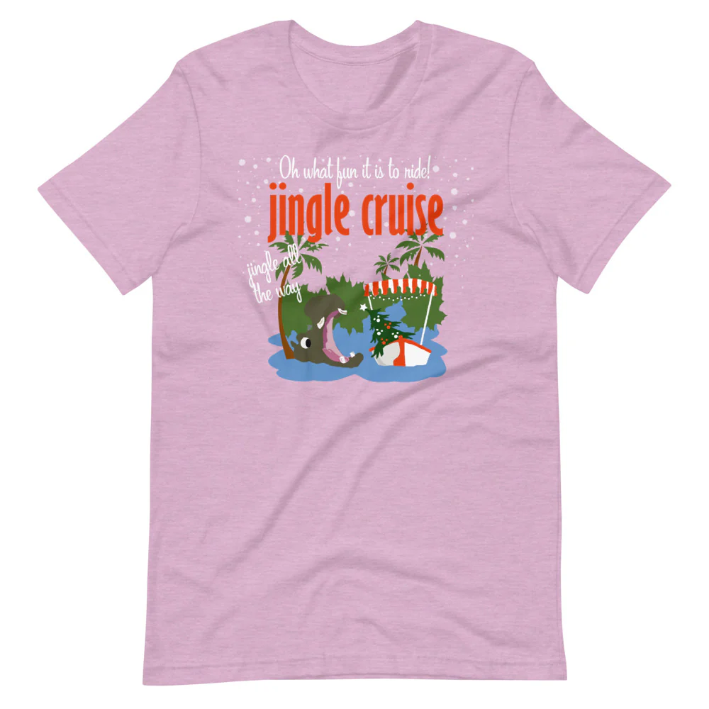 Jingle Cruise Hippo T-Shirt Jungle Cruise Disney Christmas T-Shirt