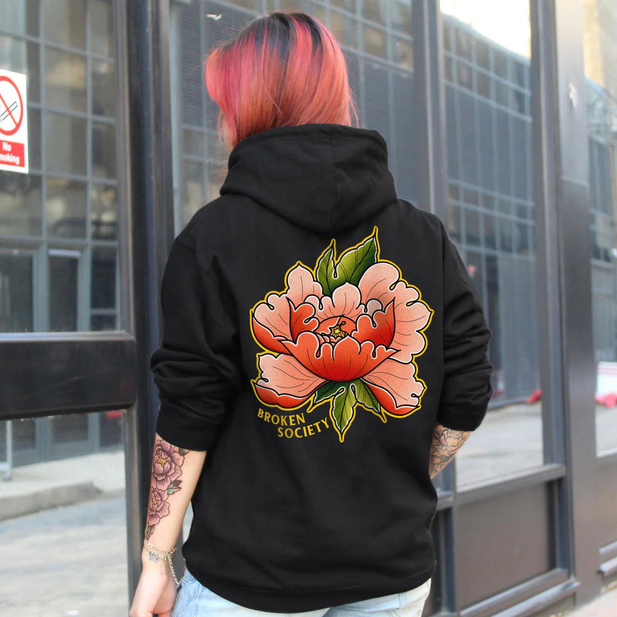 Peony In Bloom II Kapuzenpullover (Unisex)
