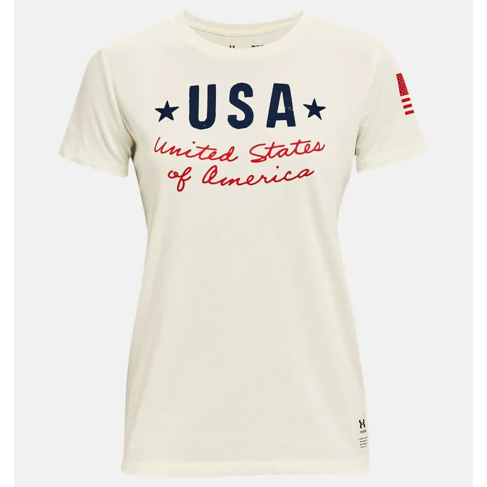 Under Armour Ladies USA Tee