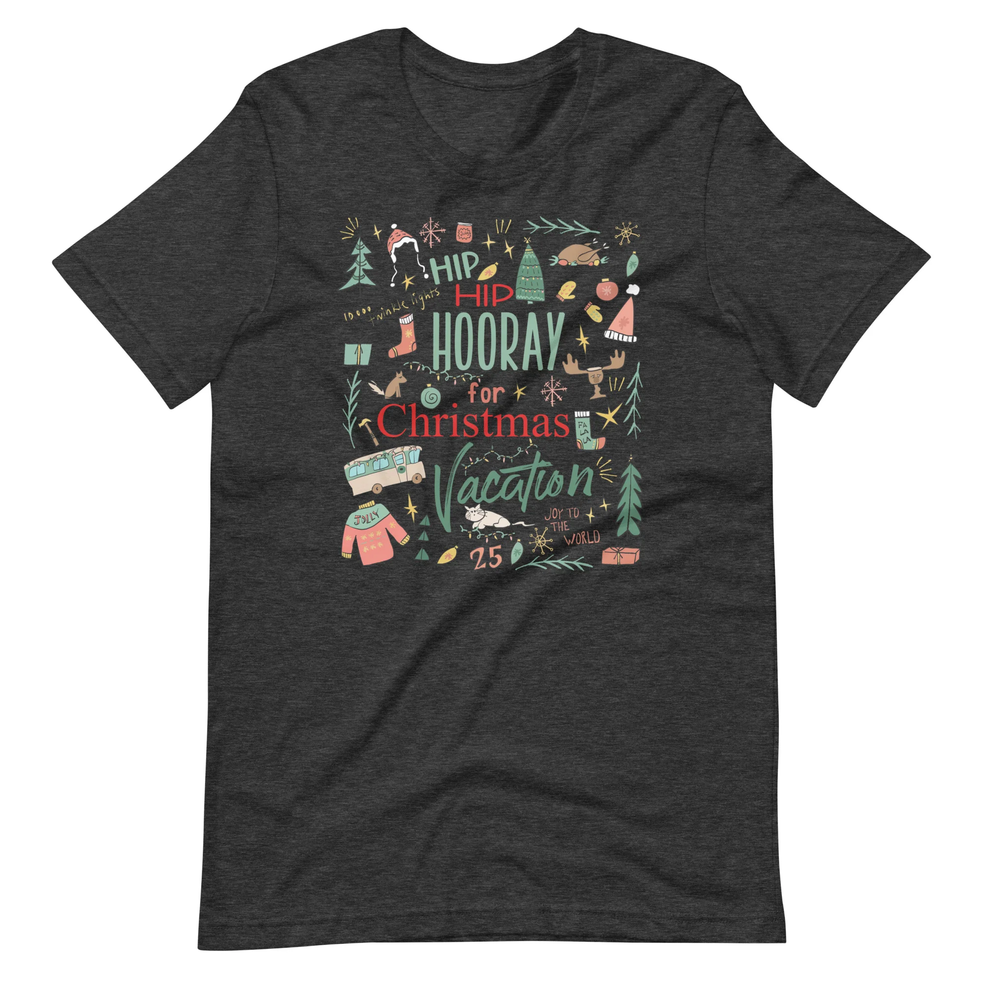 Christmas Vacation T-Shirt Hip Hip Hooray for Christmas Vacation Griswold Family Christmas T-Shirt
