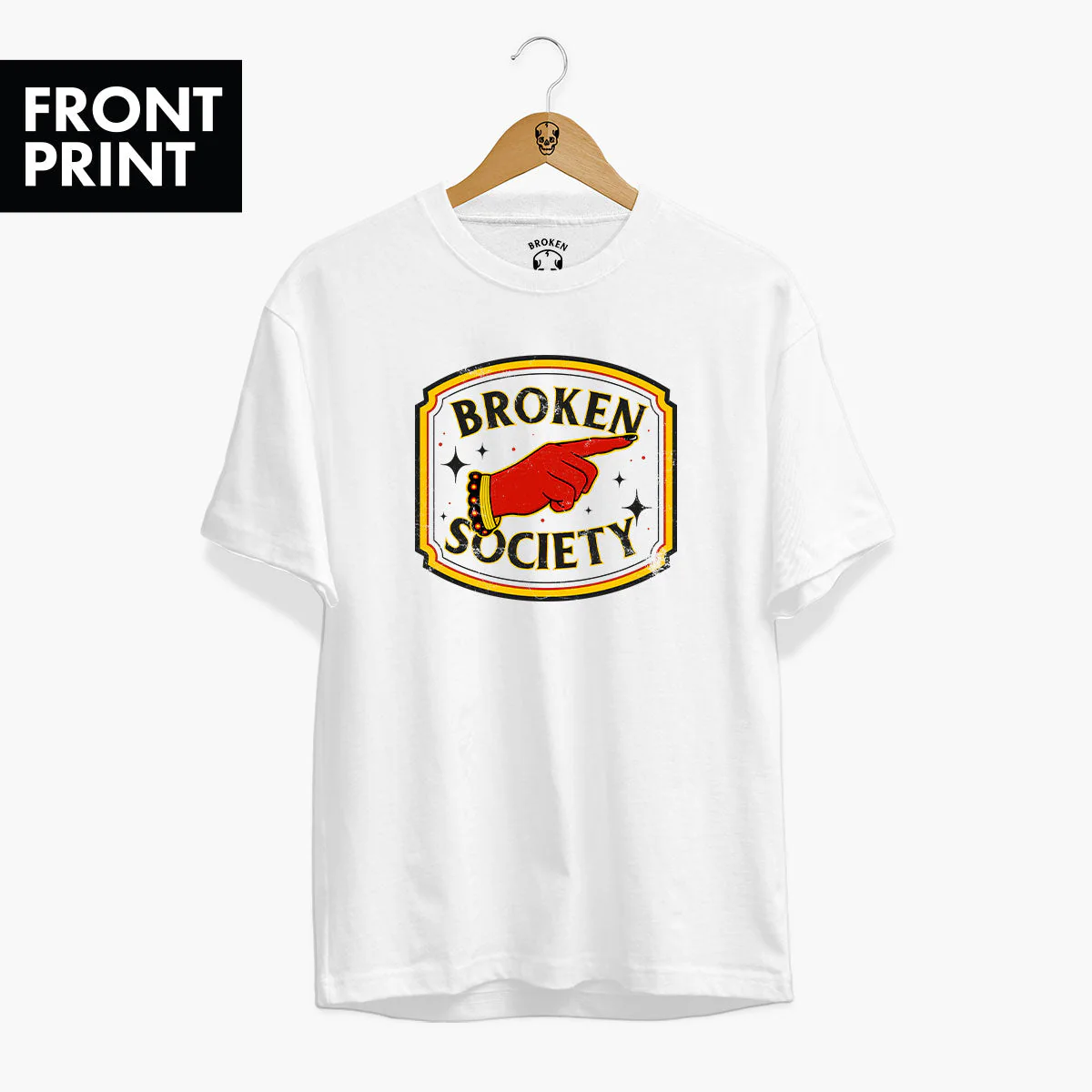 Stars Classic Tattoo Signage Front Print T-shirt (Unisex)