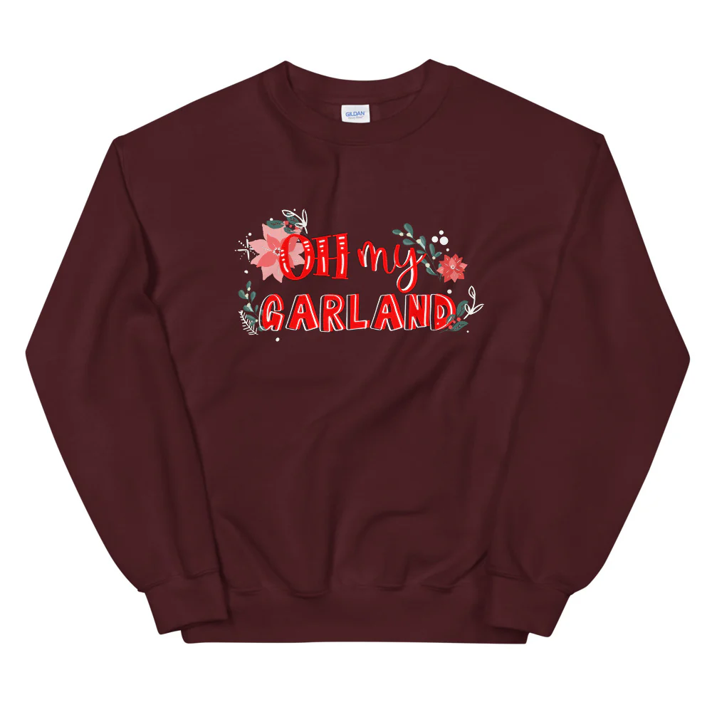 Noelle Sweatshirt Disney Christmas Disney Plus Oh My Garland Christmas Sweatshirt
