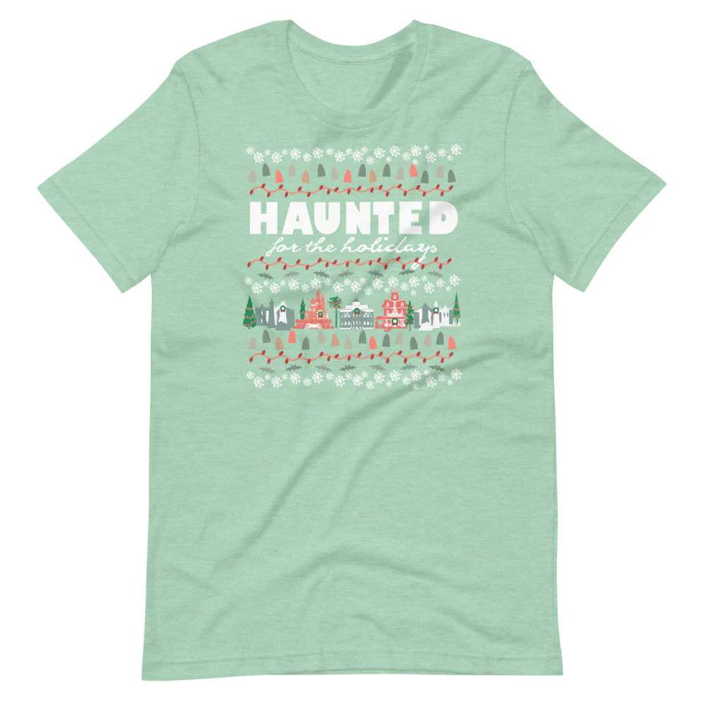Haunted Mansion Holidays T-Shirt Disney Parks Haunted for the Holidays T-Shirt