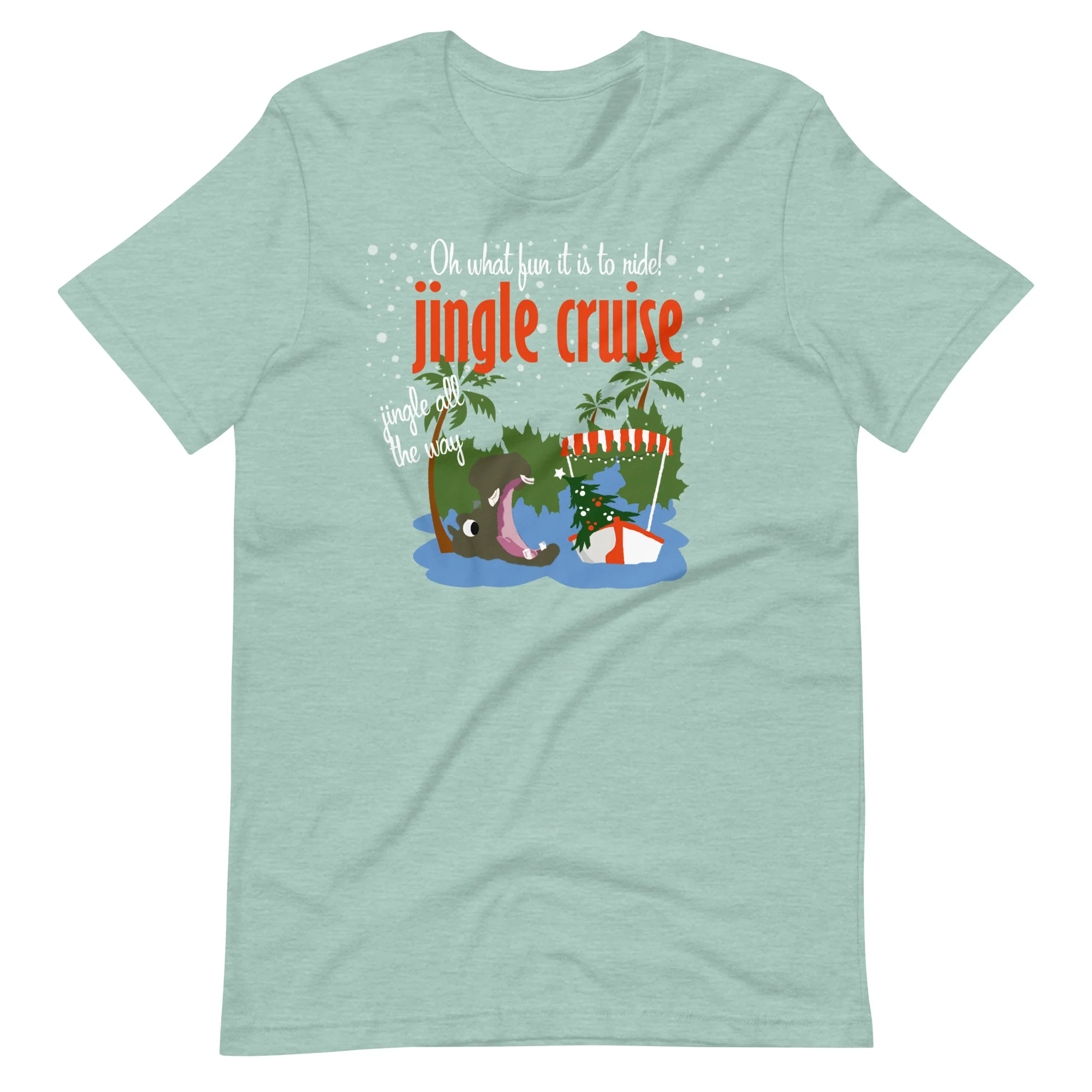 Jingle Cruise Hippo T-Shirt Jungle Cruise Disney Christmas T-Shirt