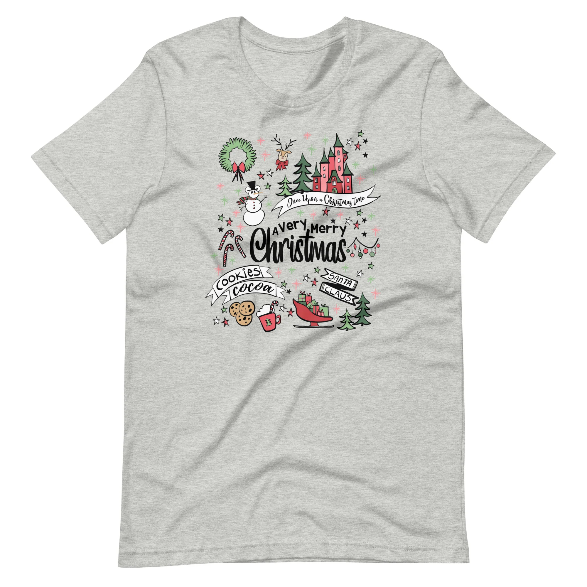 Disney Christmas Party T-Shirt Disney Shirt Very Merry Christmas Magic Kingdom Party Unisex T-Shirt