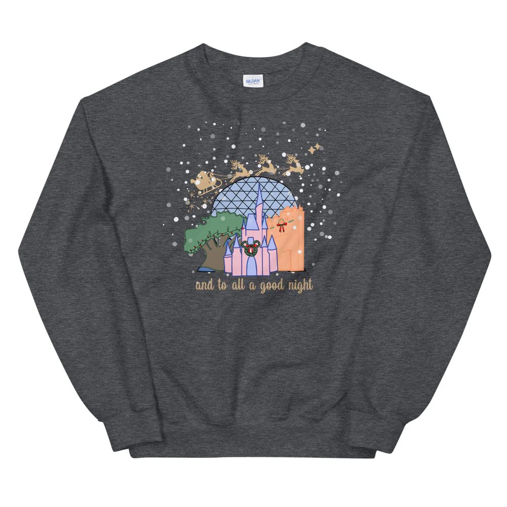Christmas at Walt Disney World with Santa Unisex Sweatshirt
