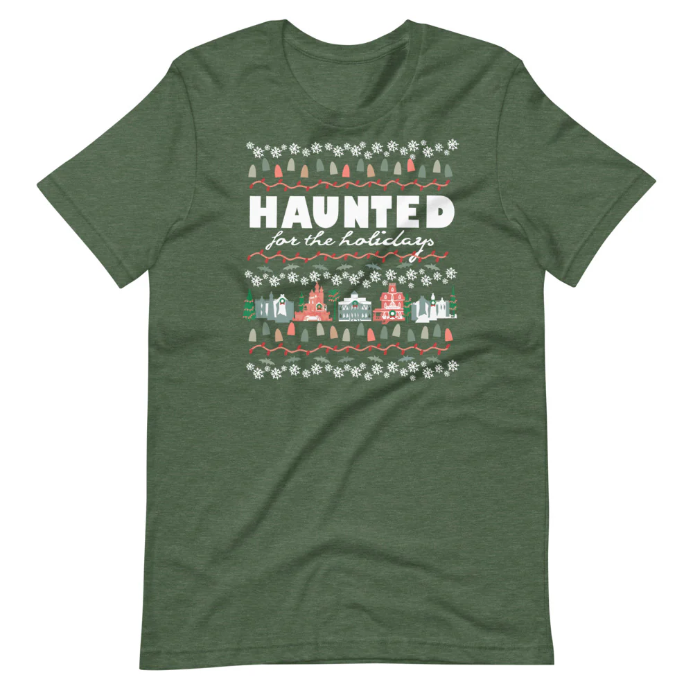 Haunted Mansion Holidays T-Shirt Disney Parks Haunted for the Holidays T-Shirt