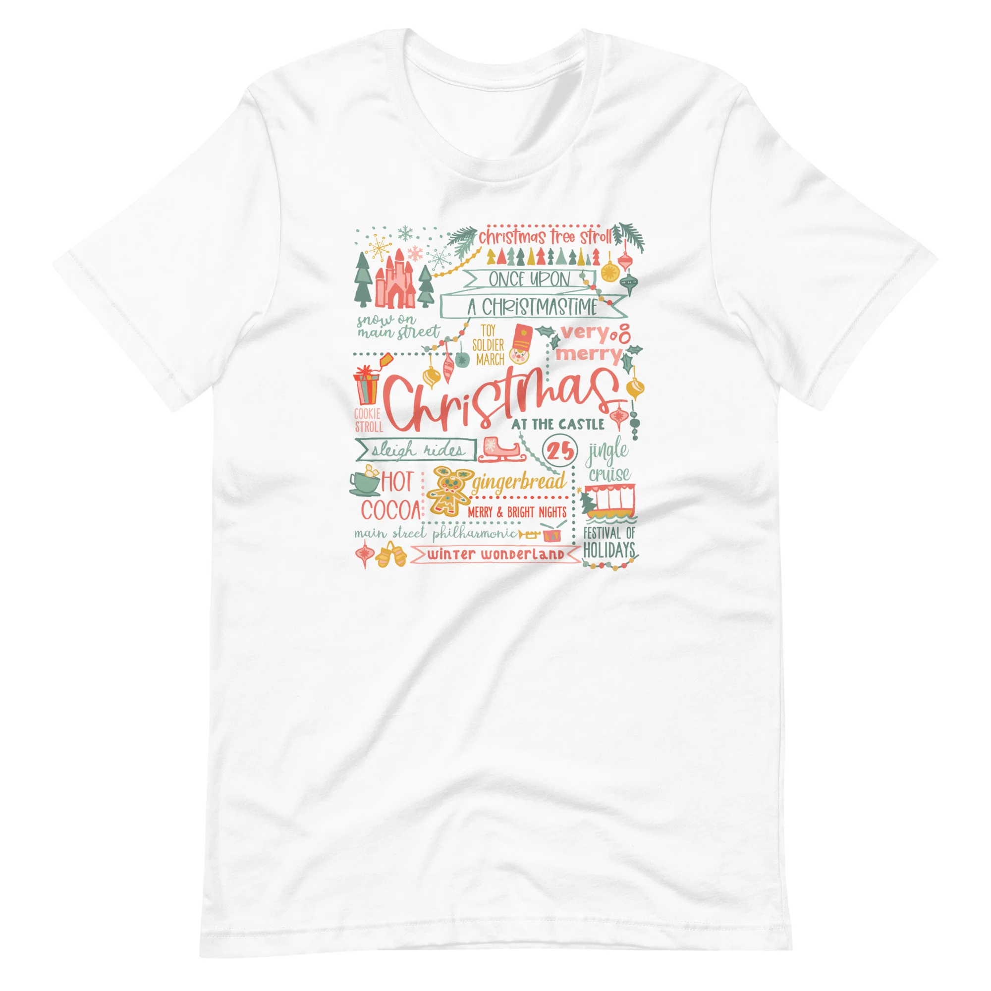 Disney Christmas List T-shirt Disney Shirt Disney at Christmas T-Shirt
