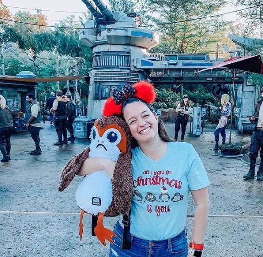 Christmas Star Wars Porg Unisex T-Shirt, All I want for Christmas is You.  Disney Inspired Tee