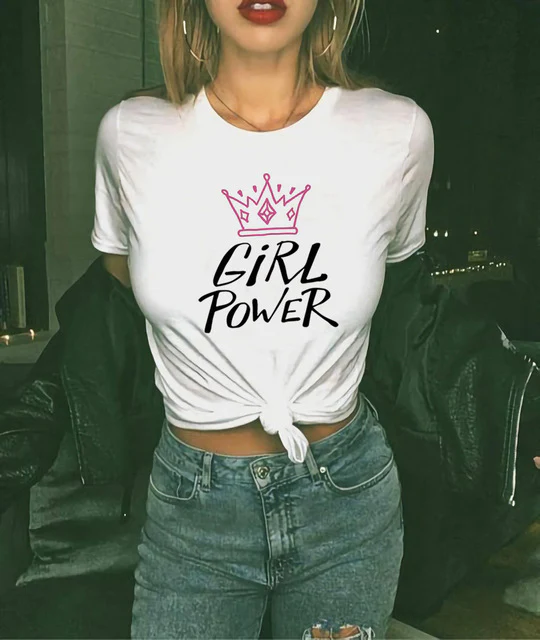 Cotton Tshirts Women Tees Print Tops T-shirt Femme Camiseta Feminina Camiseta Mujer Kadın Ti_örtü