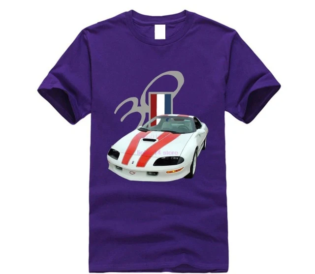 1997 30th Anniversary Chevy Camaro t-shirt  Cotton Round Neck t-shirt Youth Trend men's short-sleeved t-shirt