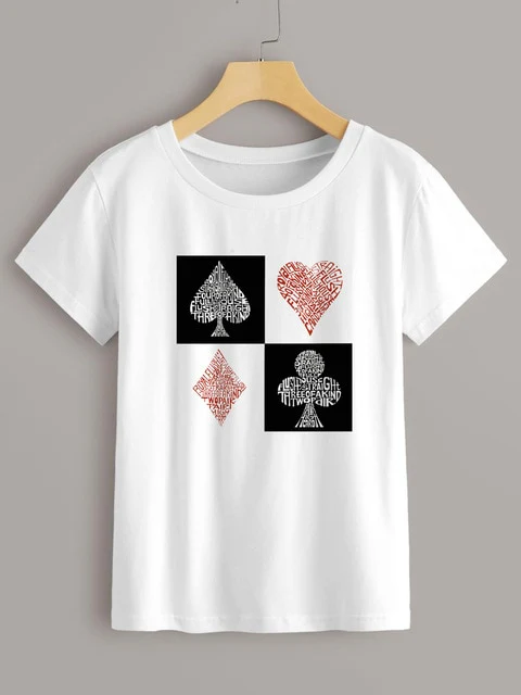 Cotton Tshirts Women Tees Print Tops T-shirt Femme Camiseta Feminina Camiseta Mujer Kadın Ti_örtü