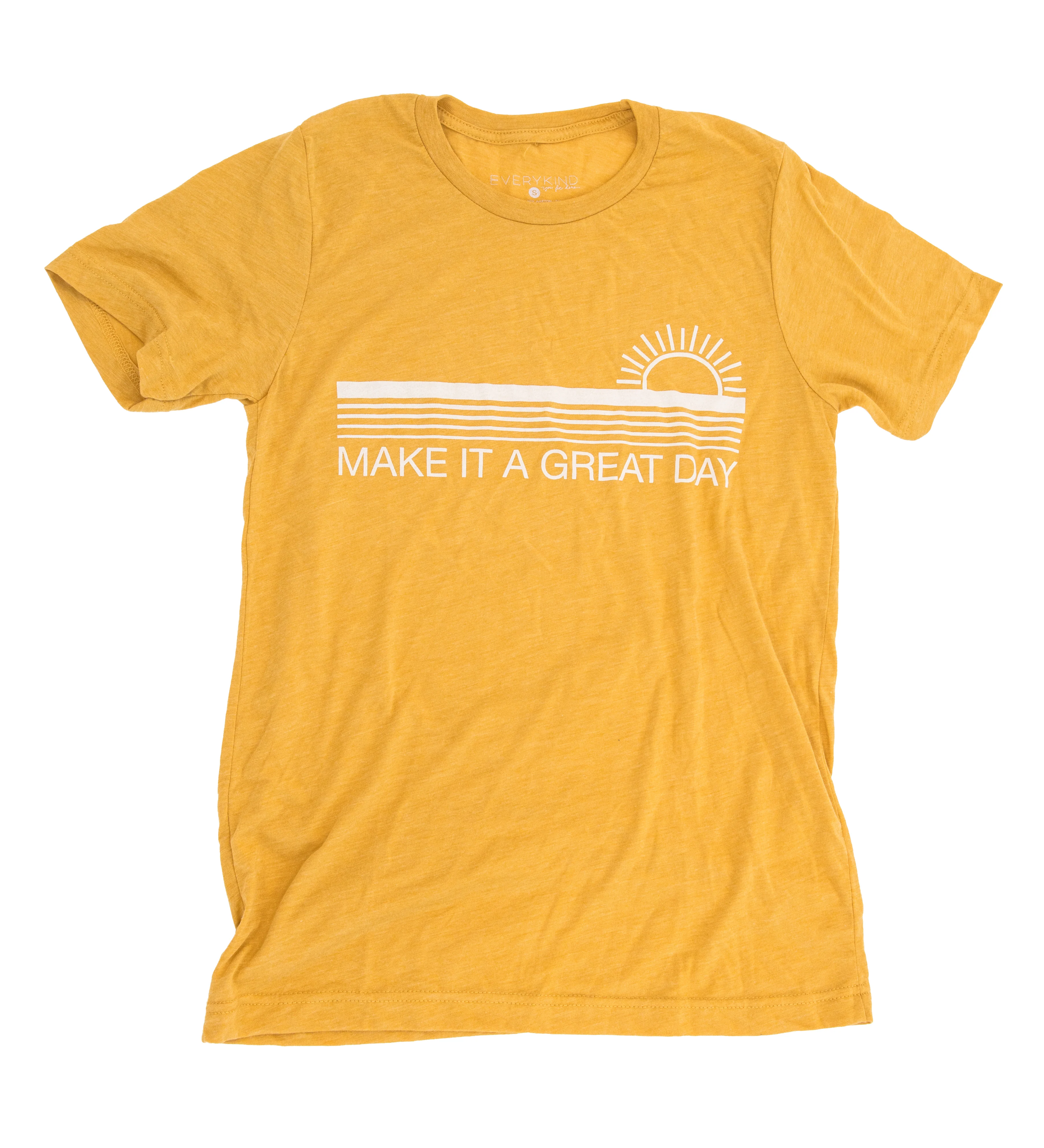 MAKE IT A GREAT DAY ADULT T-SHIRT/TANK TOP