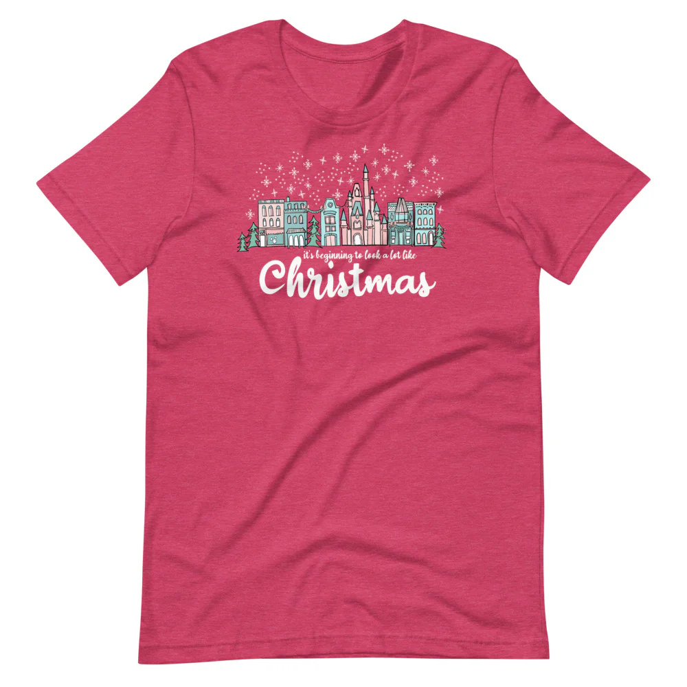 Christmas on Main Street T-shirt It's Beginning to Look a Lot Like Christmas Disney Christmas T-shirt