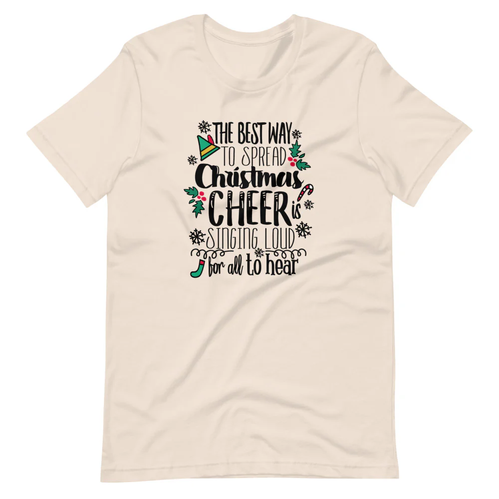 Elf Christmas T-shirt Buddy the Elf Christmas Shirt for Him Unisex T-Shirt