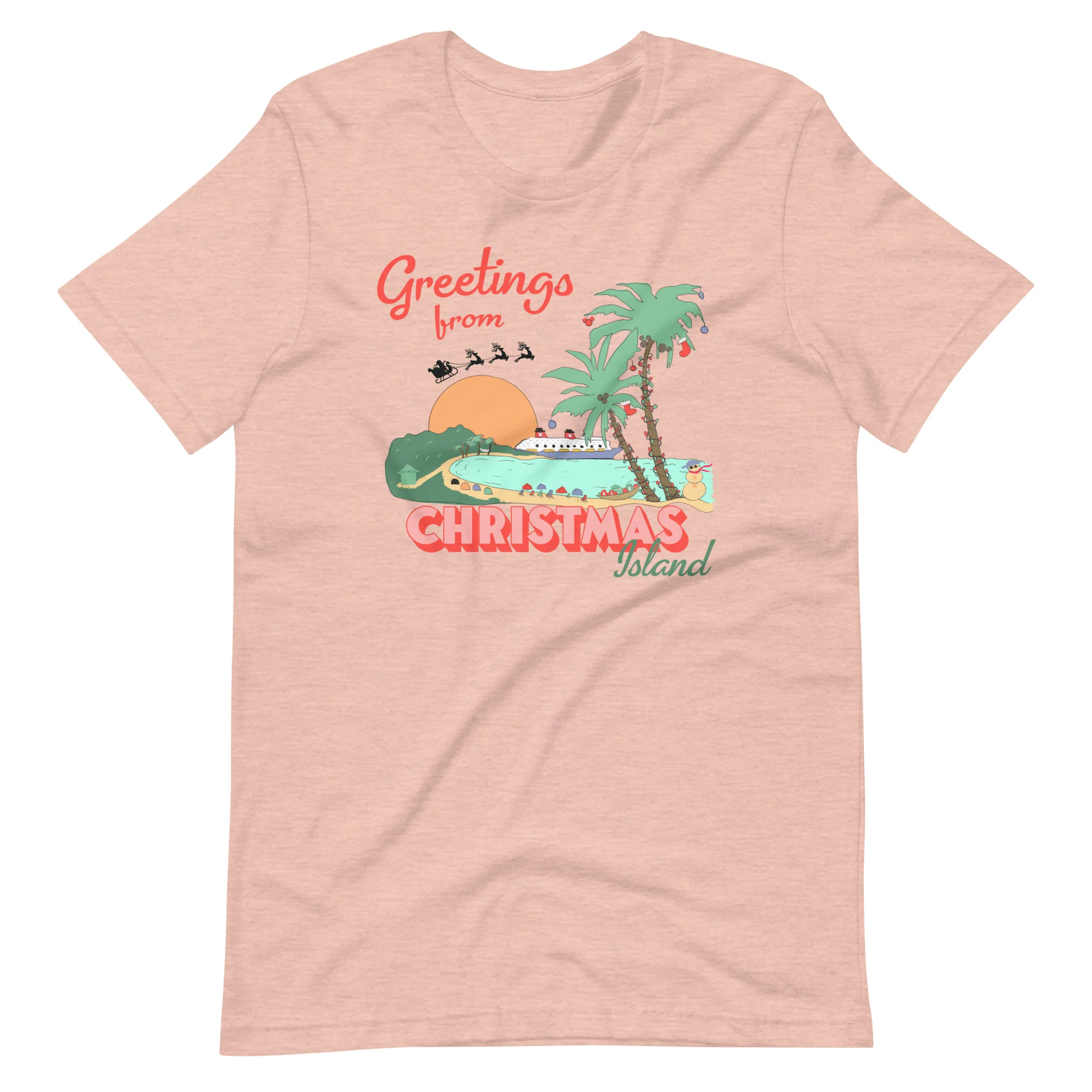 Castaway Cay Christmas Island Disney Cruise Line Very Merrytime Unisex t-shirt