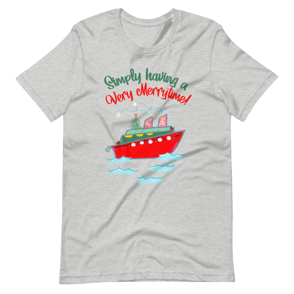 Very Merrytime T-Shirt Disney Cruise DCL Disney Christmas  Cruise Unisex T-Shirt