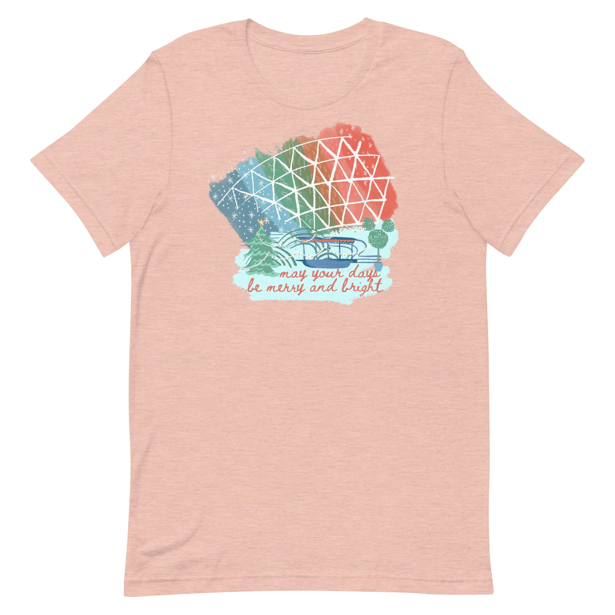 Living with the Land Christmas T-Shirt Merry and Bright Nights Disney World Unisex T-Shirt