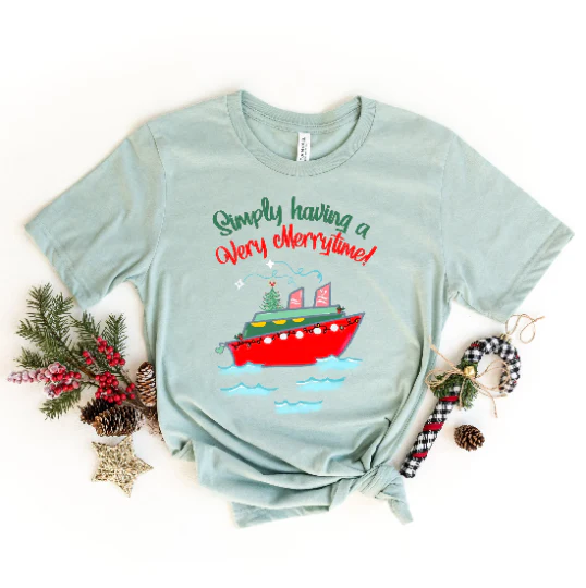 Very Merrytime T-Shirt Disney Cruise DCL Disney Christmas  Cruise Unisex T-Shirt