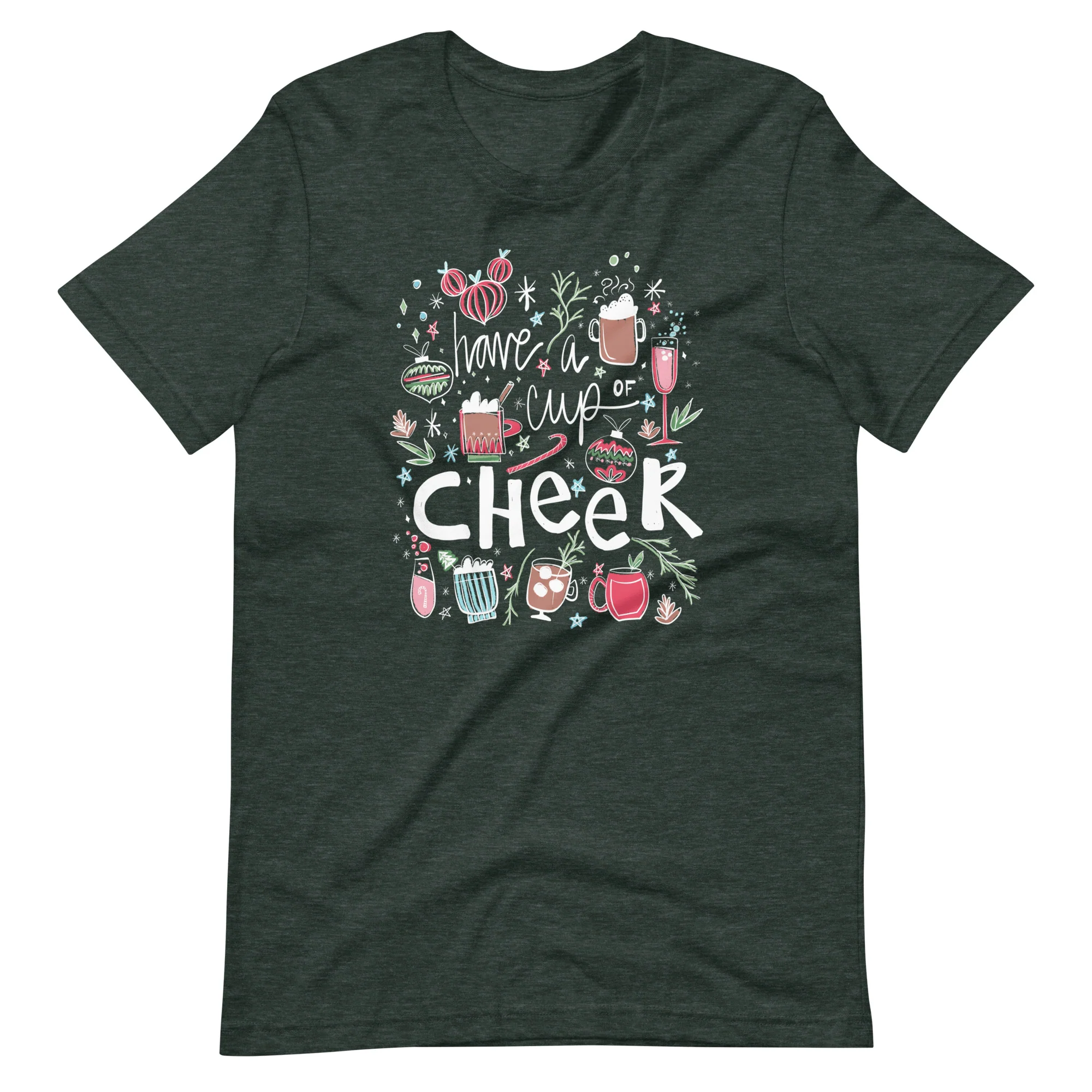Epcot Christmas T-Shirt Festival of Holidays Shirt Have a Cup of Cheer Disney Christmas T-Shirt