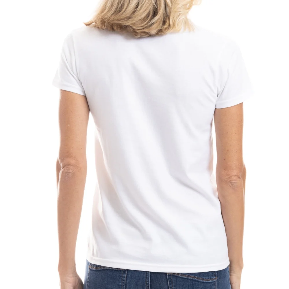 Women's Freedom Flag Heart T-Shirt