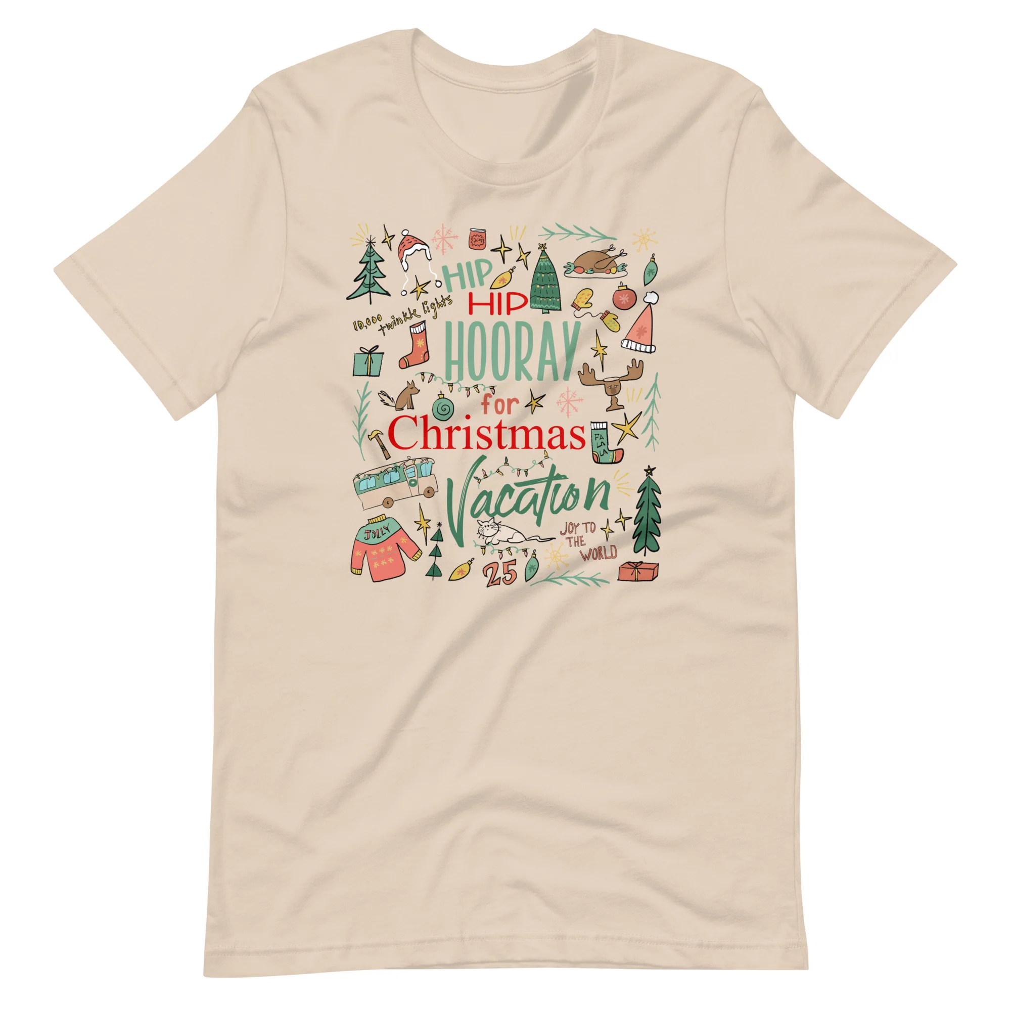 Christmas Vacation T-Shirt Hip Hip Hooray for Christmas Vacation Griswold Family Christmas T-Shirt
