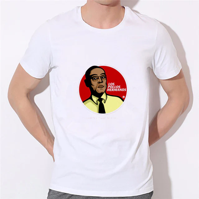 Fashion Breaking Bad T Shirts Men Heisenberg  Hombre Men Tee Shirt Tops Sleeve boy T-shirts 43N-4#
