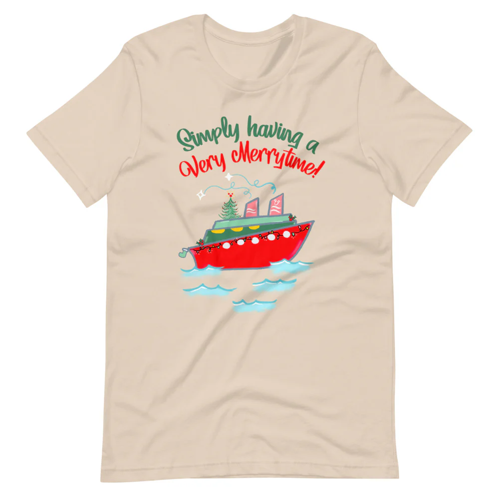 Very Merrytime T-Shirt Disney Cruise DCL Disney Christmas  Cruise Unisex T-Shirt