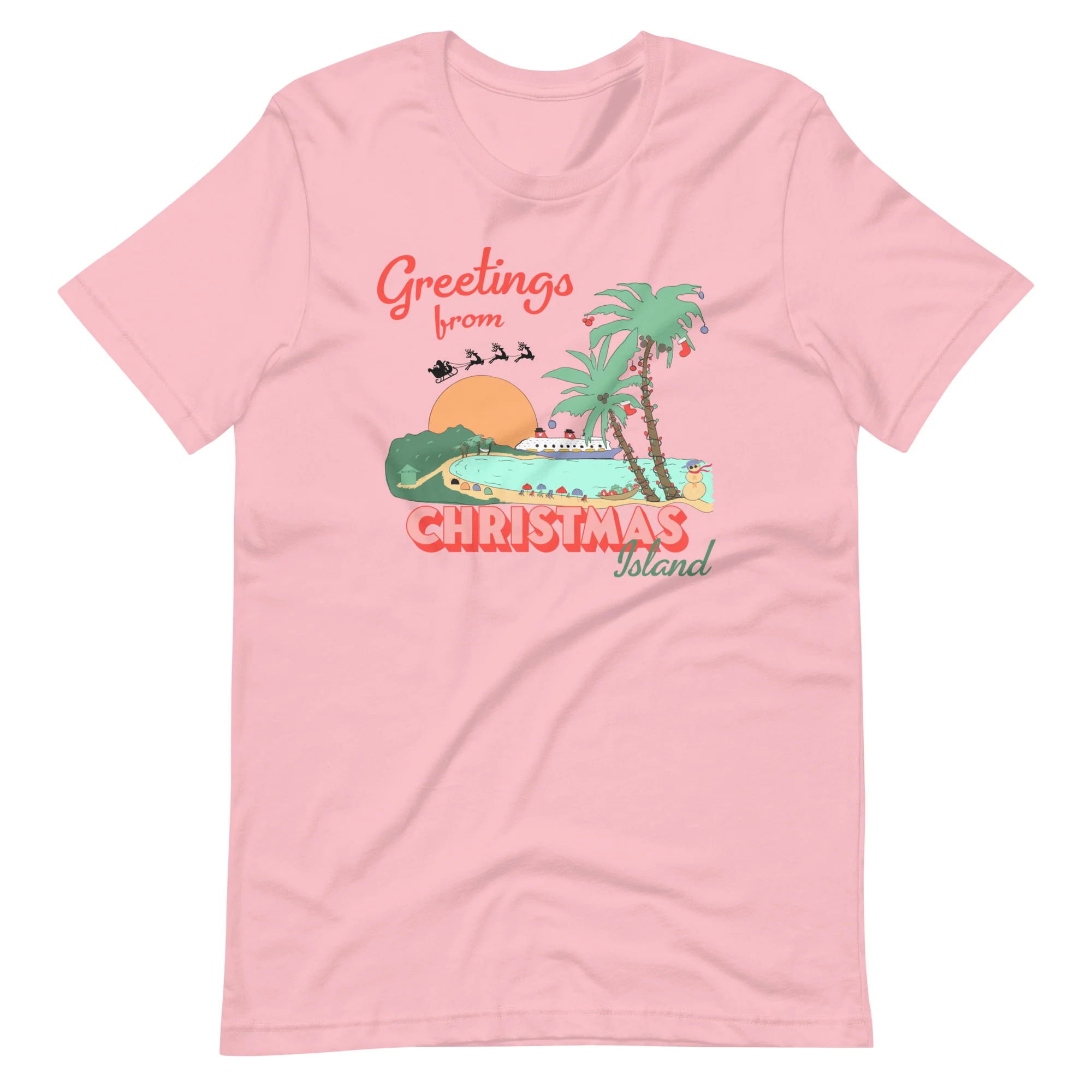 Castaway Cay Christmas Island Disney Cruise Line Very Merrytime Unisex t-shirt