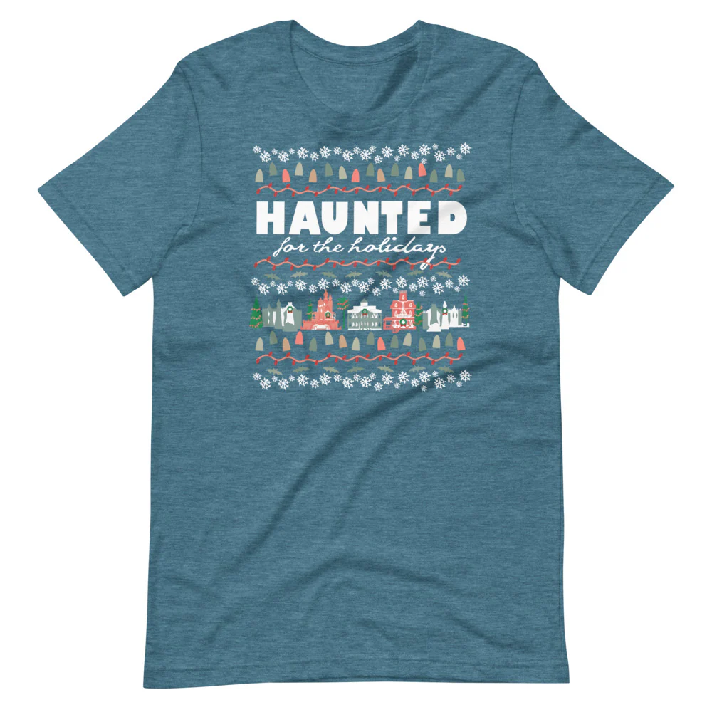 Haunted Mansion Holidays T-Shirt Disney Parks Haunted for the Holidays T-Shirt