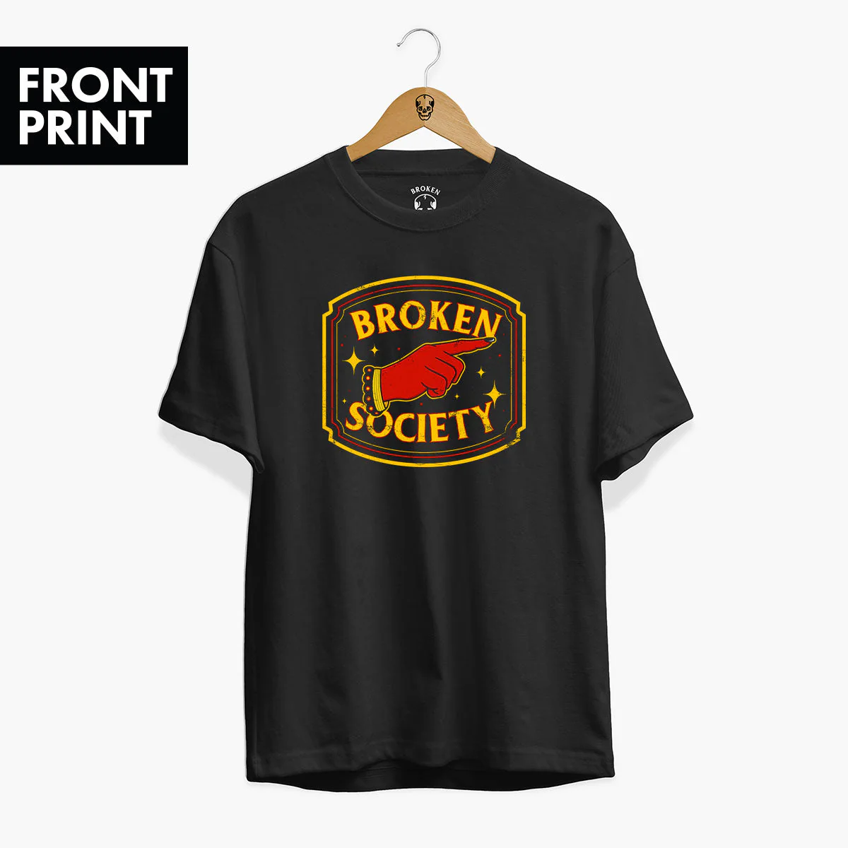 Stars Classic Tattoo Signage Front Print T-shirt (Unisex)