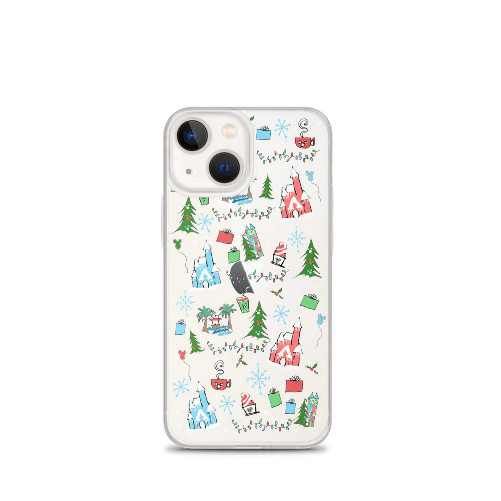 Disney Christmas iPhone Oh What Fun at Disney for the Holidays Disney iPhone Case
