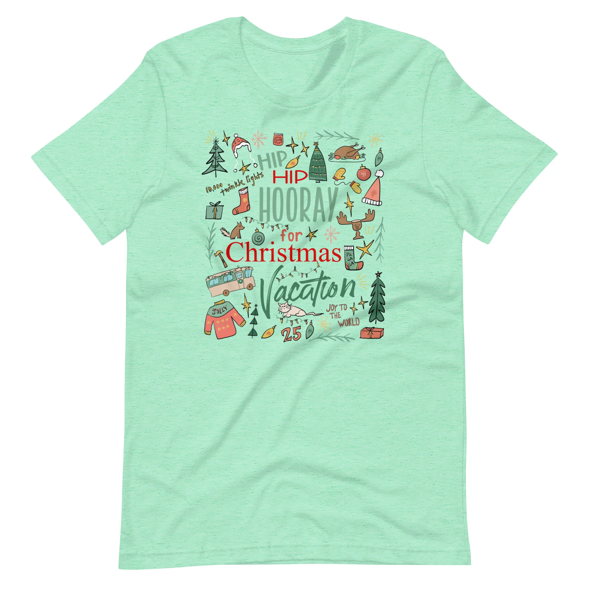 Christmas Vacation T-Shirt Hip Hip Hooray for Christmas Vacation Griswold Family Christmas T-Shirt