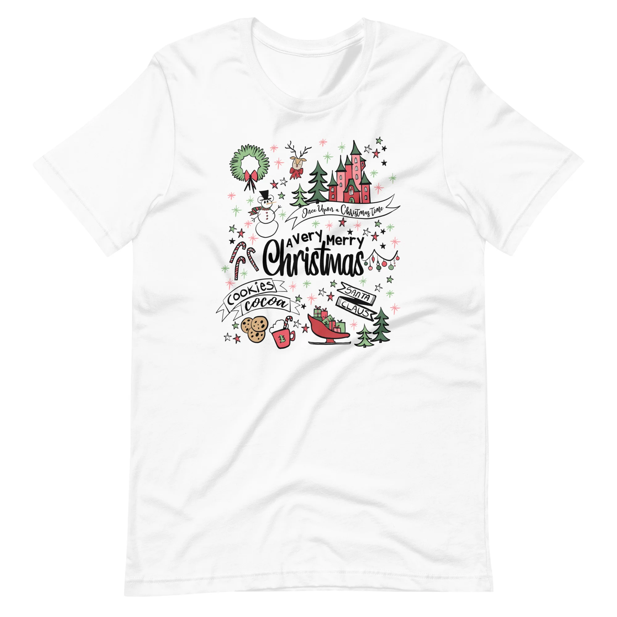 Disney Christmas Party T-Shirt Disney Shirt Very Merry Christmas Magic Kingdom Party Unisex T-Shirt