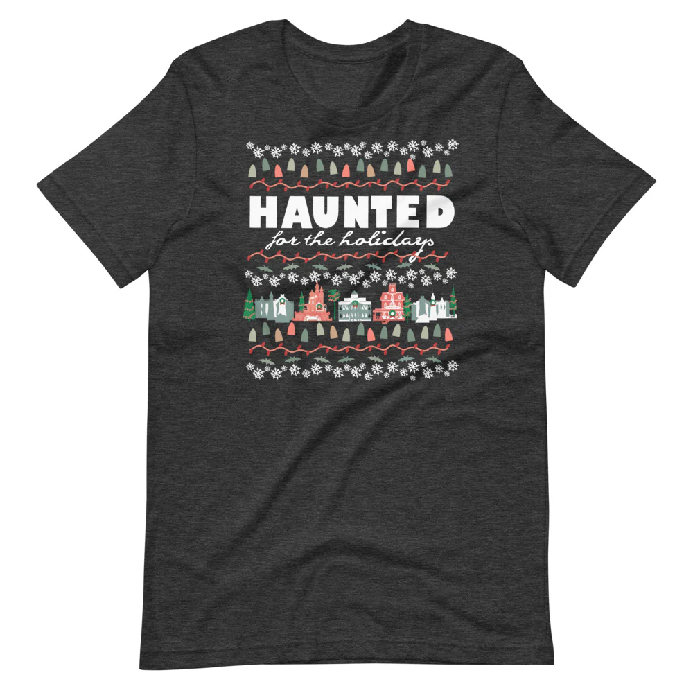 Haunted Mansion Holidays T-Shirt Disney Parks Haunted for the Holidays T-Shirt