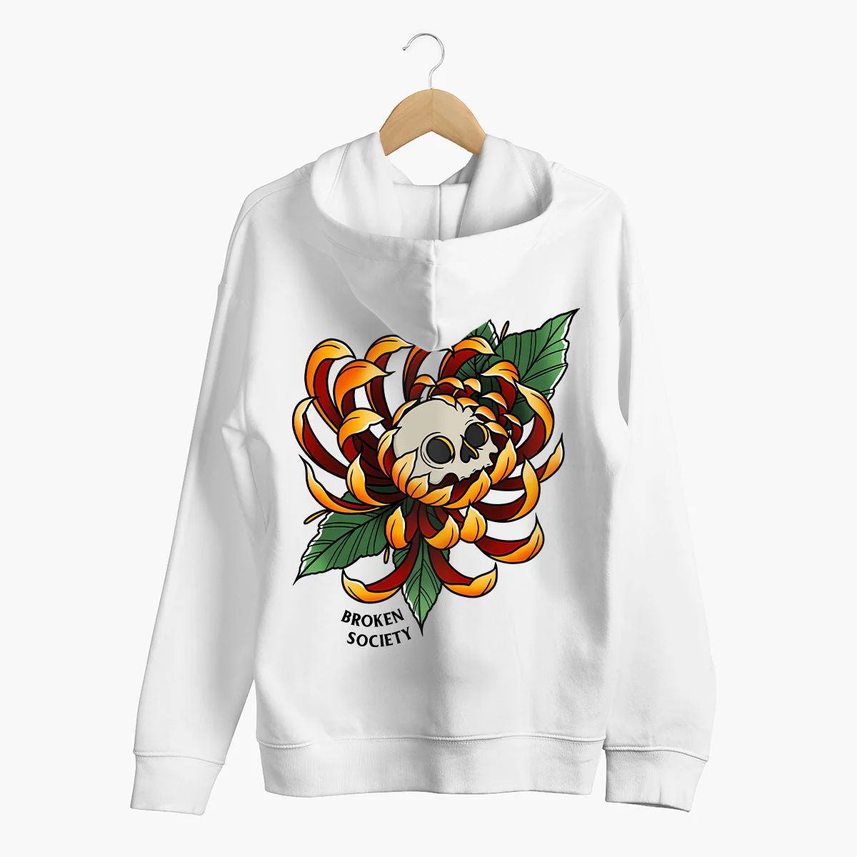 Skull Flower Hoodie (Unisex)