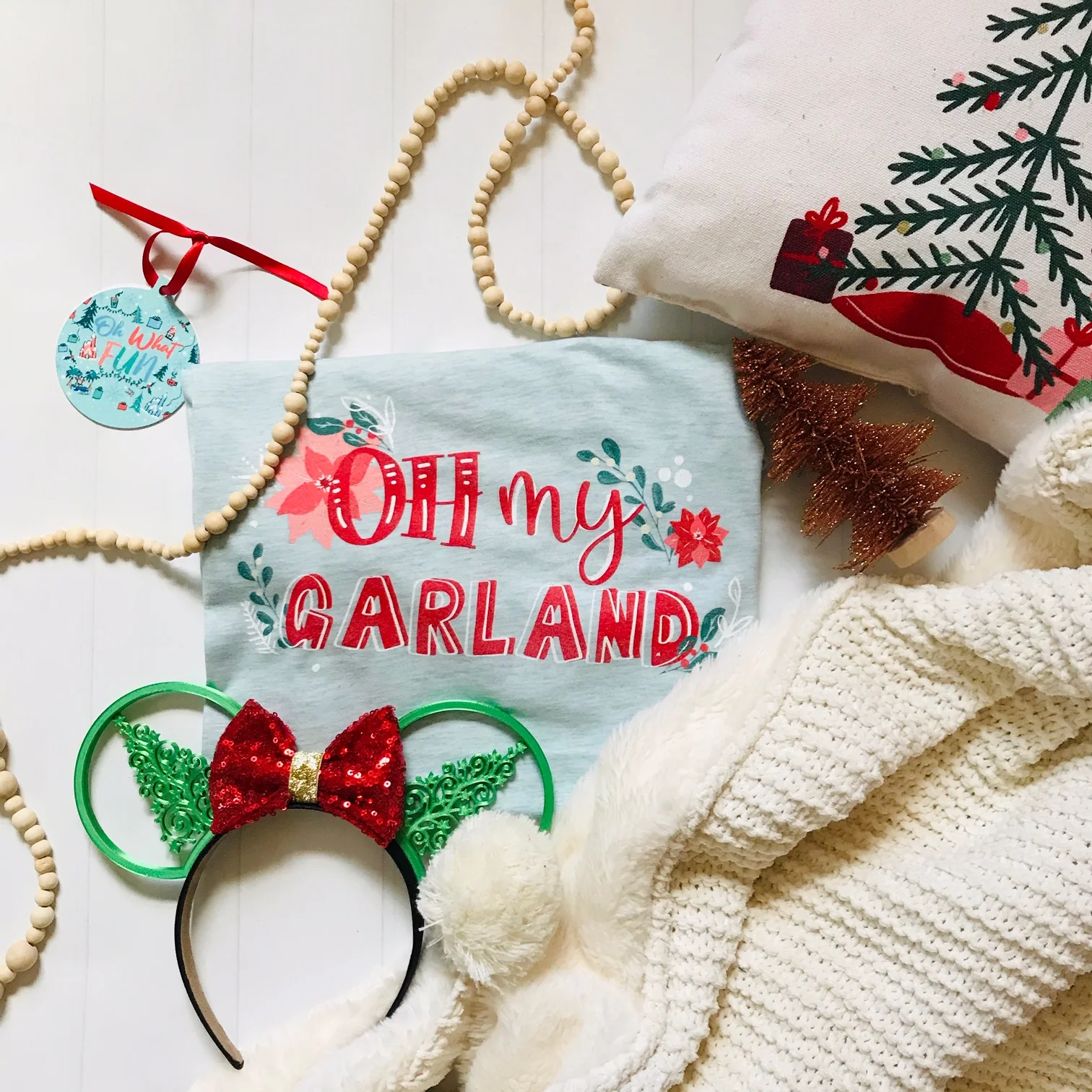 Noelle T-Shirt Disney Christmas Disney Plus Oh My Garland T-Shirt