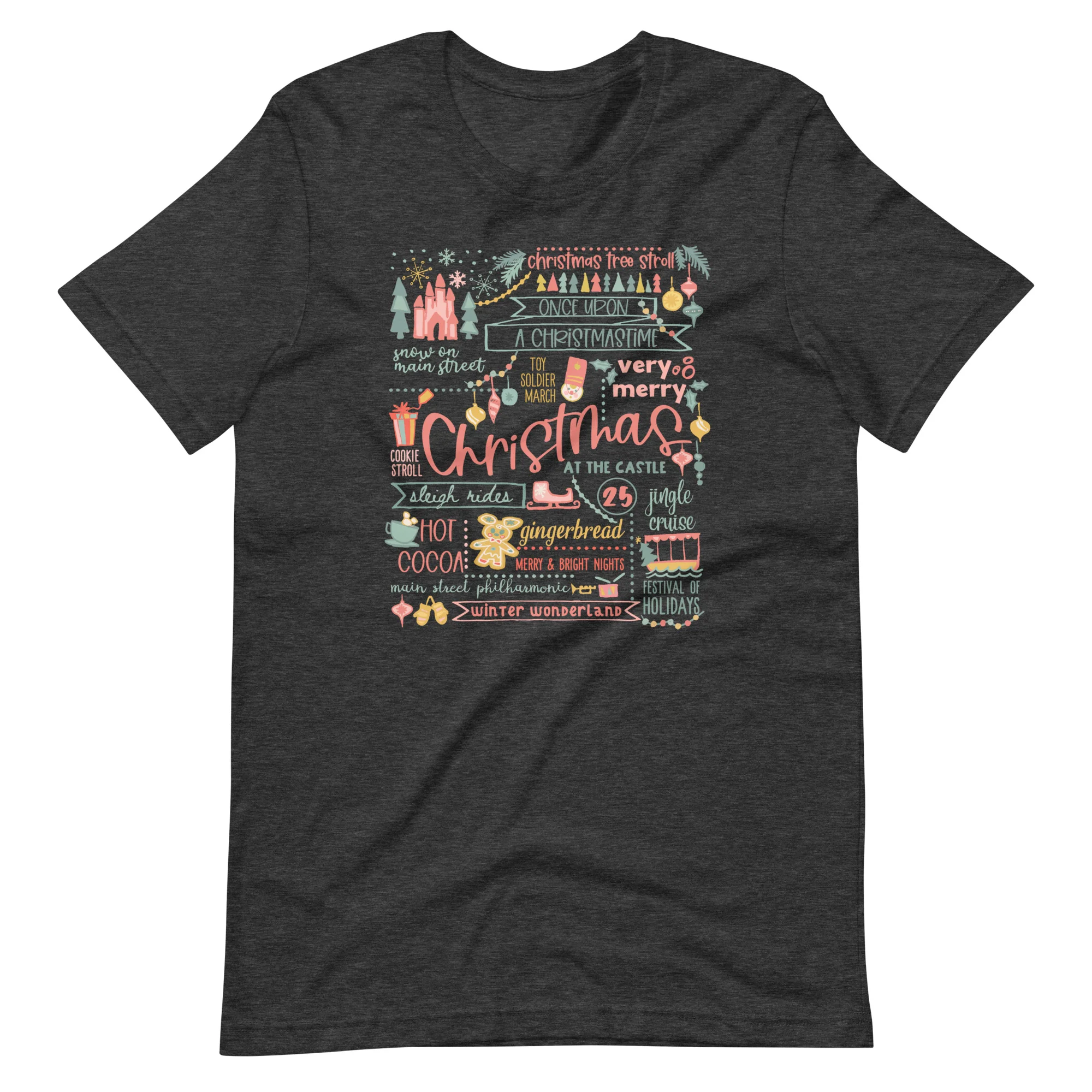Disney Christmas List T-shirt Disney Shirt Disney at Christmas T-Shirt