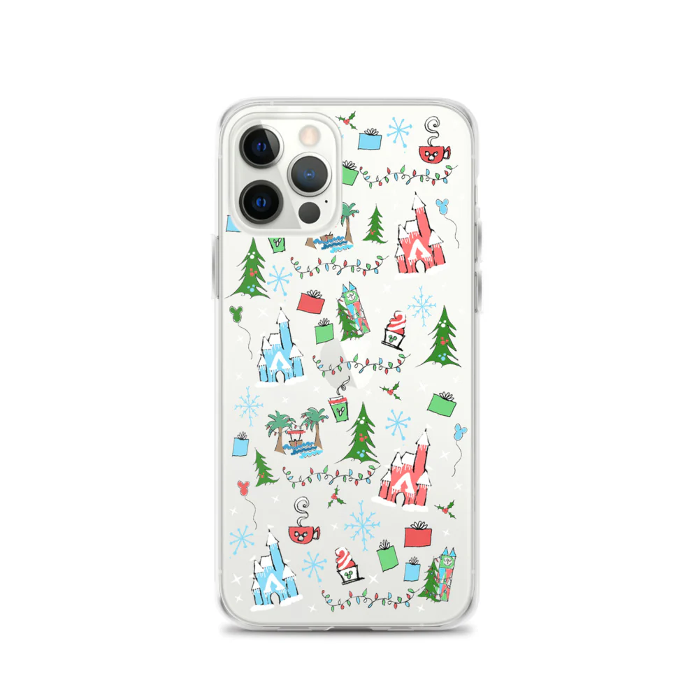 Disney Christmas iPhone Oh What Fun at Disney for the Holidays Disney iPhone Case